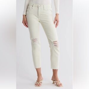 New AG Isabelle High Waist Straight Leg Jeans Unforgettable NWT Denim Women’s 28